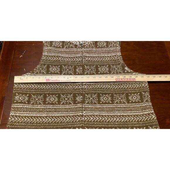 CJ Banks Zipper Vest Womens XL Outdoor Lightweight 63823 Grannycore Cabin Fall - Picture 4 of 9